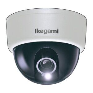Ikegami ISD-A33S-31WHITE Hyper Wide Light Dynamic Dome Color Camera, Gift